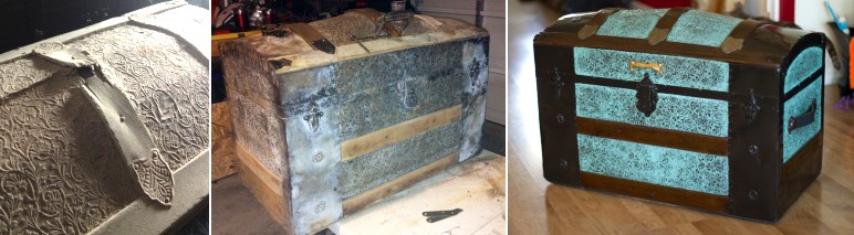 What are some good uses for vintage trunks?