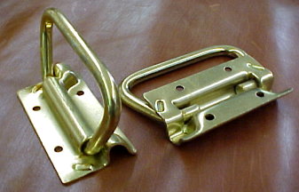 Heavy duty metal handles for large boxes