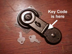 Where to find the key code