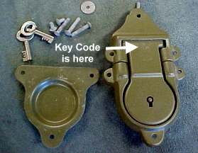 Trunk Keys Antique Trunk Lock Key Set of Two Nickel Plated Steel Replacement Trunk Keys