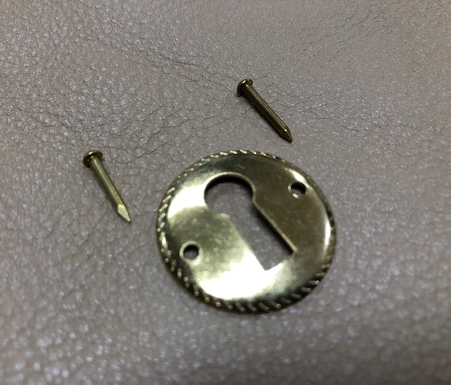 brass keyhole