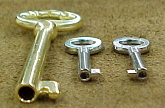 Jewelry box keys