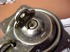 Key for an old turnk lock