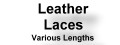 Leather laces for sale