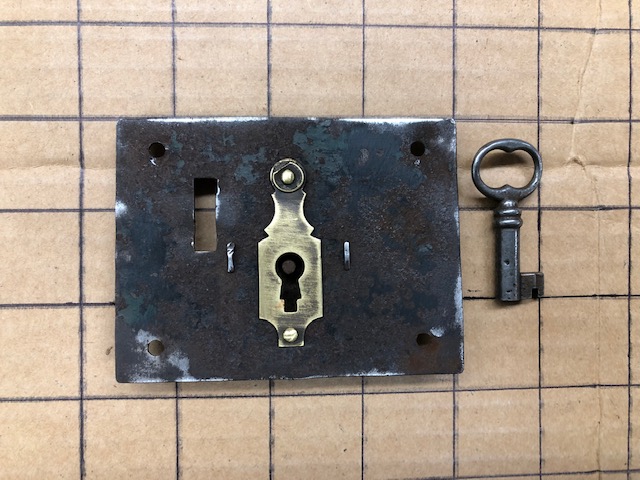 Eagle Lock Co dome top trunk locks with keys for sale