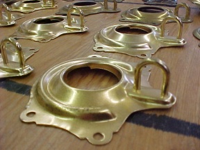 Lock plates for antique trunks