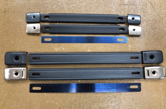 Black strap handles for cases