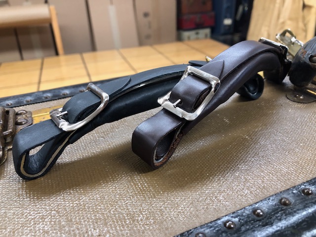 Replacement leather case handle