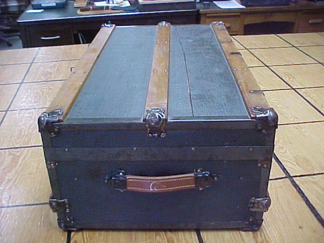flat topped steamer trunk for sale