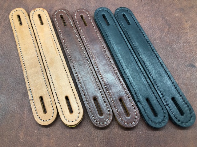 Sturdy leather handles for old trunks