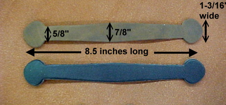 Small leather handle dimensions
