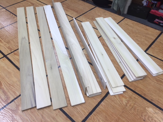 wood strips for trunk repair for sale, steamer trunk slats for sale