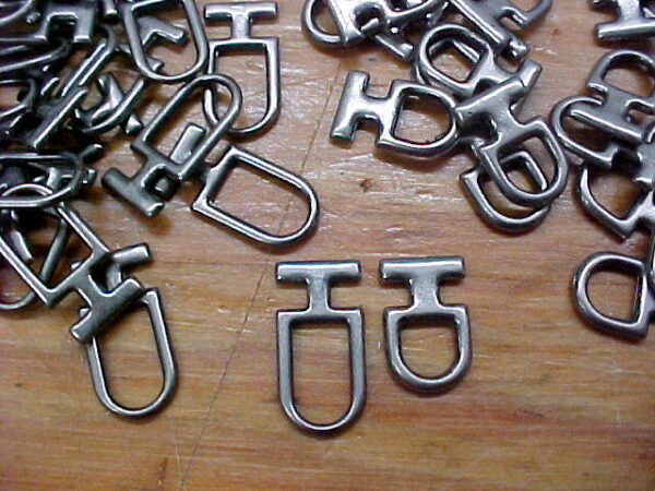 Steel Connector Loops for chains or necklaces or bag closures