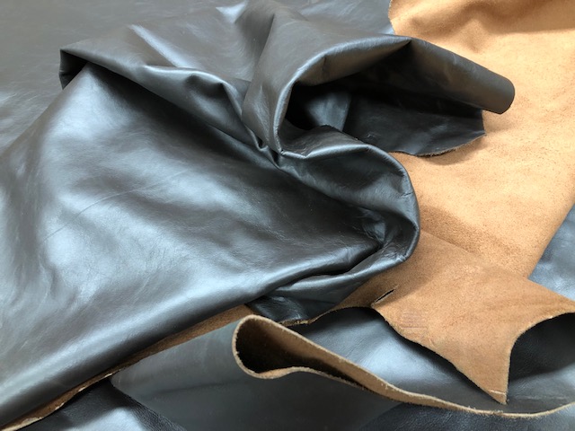 Dark Brown Garment Leather Sides | Brettuns Village | Craft Leather ...