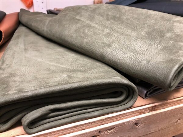 Beautiful LARGE Tundra Green Whole Hides are Thick but Very Soft and USA ships free!