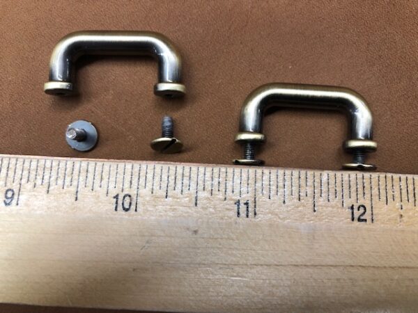 SCHB-08 Antique Brass Finish Handle Loops Sold in Pairs